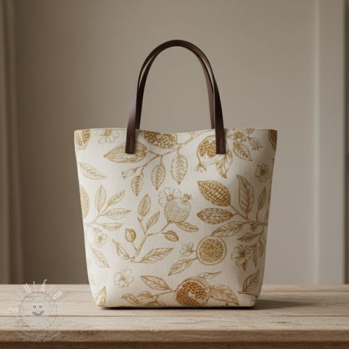 Dekorációs anyag RUSTIC VINTAGE PRINT Granata peanut