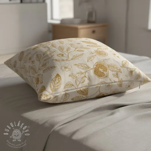 Dekorációs anyag RUSTIC VINTAGE PRINT Granata peanut