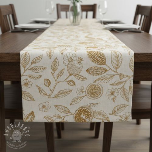 Dekorációs anyag RUSTIC VINTAGE PRINT Granata peanut