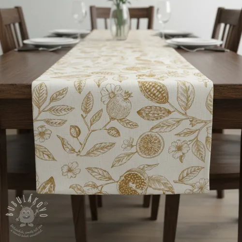 Dekorációs anyag RUSTIC VINTAGE PRINT Granata peanut