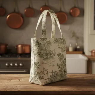 Dekorációs anyag RUSTIC VINTAGE PRINT Gabrielle kaki
