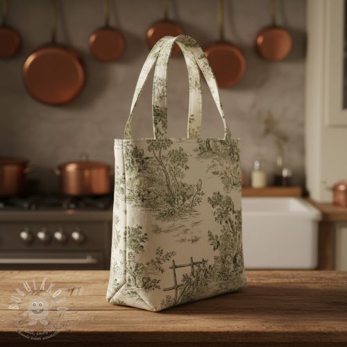 Dekorációs anyag RUSTIC VINTAGE PRINT Gabrielle kaki