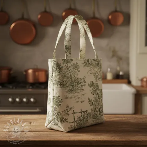 Dekorációs anyag RUSTIC VINTAGE PRINT Gabrielle kaki
