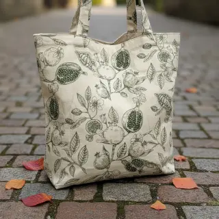 Dekorációs anyag RUSTIC VINTAGE PRINT Granata kaki