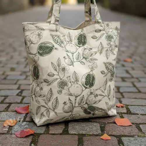 Dekorációs anyag RUSTIC VINTAGE PRINT Granata kaki