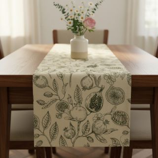 Dekorációs anyag RUSTIC VINTAGE PRINT Granata kaki