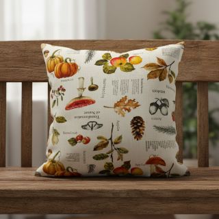 Dekorációs anyag premium Linenlook Fall Harvest Recipe digital print