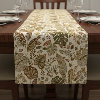 Dekorációs anyag jacquard Euphoria blanc kaki