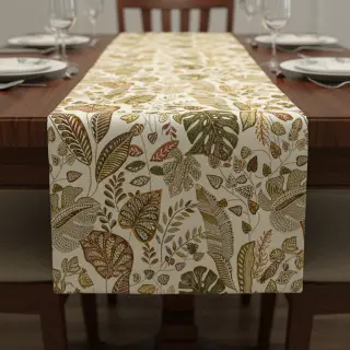 Dekorációs anyag jacquard Euphoria blanc kaki