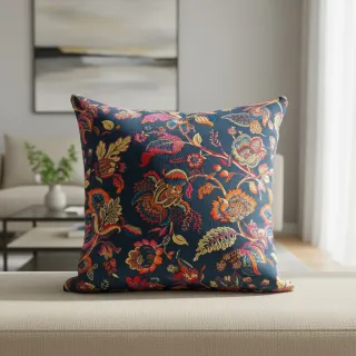Dekorációs anyag jacquard Inaya bleu