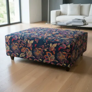 Dekorációs anyag jacquard Inaya bleu