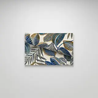 Dekorációs anyag jacquard Cacao allover bleu
