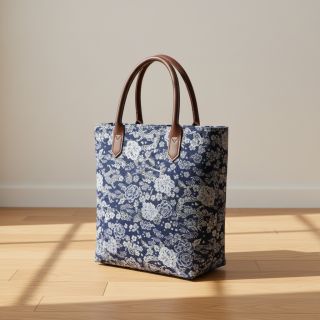 Dekorációs anyag jacquard Draco indigo