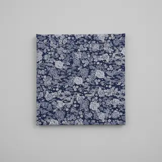 Dekorációs anyag jacquard Draco indigo