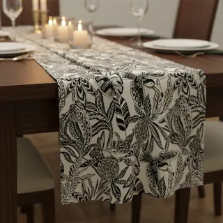 Dekorációs anyag jacquard Fortuna blanc
