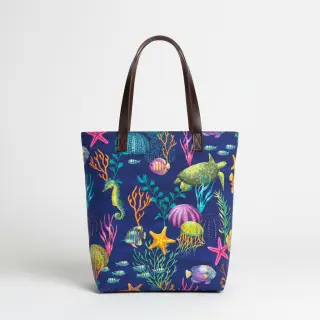 Dekorációs anyag premium Underwater sea life digital print
