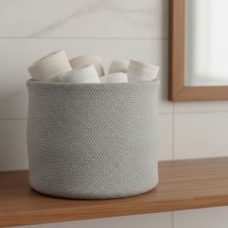 Dekorációs anyag DOBBY Coloured Dot grey