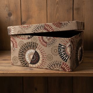 Dekorációs anyag jacquard Mandala Circle Sun