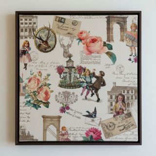 Dekorációs anyag premium Linenlook Poetry Romantic Scene digital print