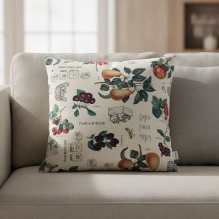 Dekorációs anyag premium Linenlook Redfruit Jam Recipe digital print