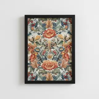Dekorációs anyag premium Linenlook Bloom Fruit Paradise digital print