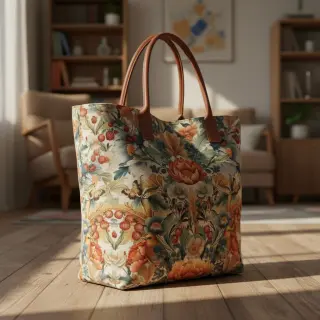 Dekorációs anyag premium Linenlook Bloom Fruit Paradise digital print