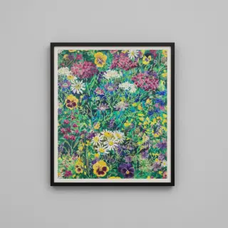 Dekorációs anyag premium Spring Flower Garden digital print