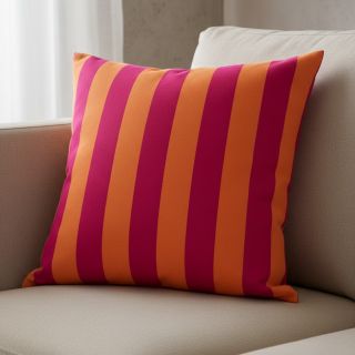 Dekorációs anyag premium Joyful Basic Stripe pink digital print