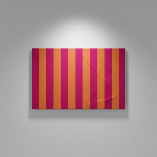 Dekorációs anyag premium Joyful Basic Stripe pink digital print