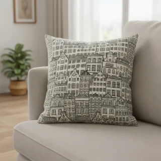 Dekorációs anyag Linenlook Townhouse Fine Line