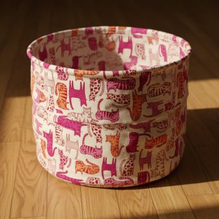 Dekorációs anyag Linenlook Cat Wildlife Art pink