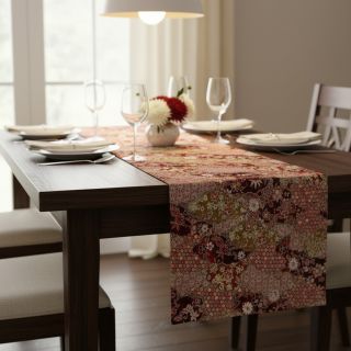 Dekorációs anyag jacquard Nuage allover rouge