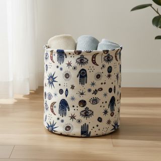 Dekorációs anyag jacquard Namaste allover blanc