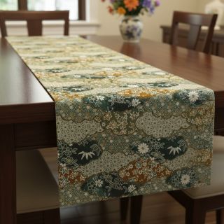 Dekorációs anyag jacquard Nuage allover kaki