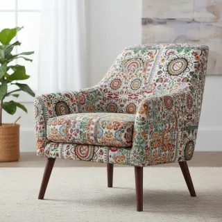 Dekorációs anyag jacquard Ethnic multico