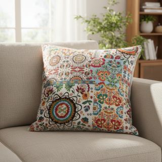 Dekorációs anyag jacquard Ethnic multico