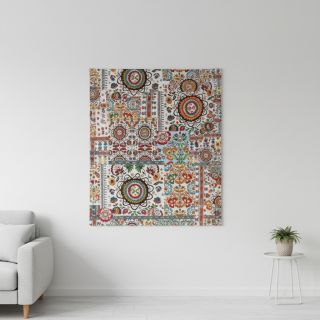 Dekorációs anyag jacquard Ethnic multico