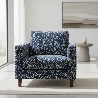 Dekorációs anyag jacquard Anthéa bleu