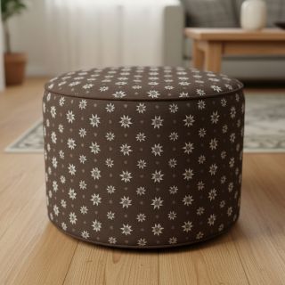 Dekorációs anyag jacquard DOUBLE FACE Landhaus Edelweiss taupe