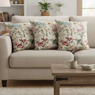 Dekorációs anyag Linenlook premium Flower Dreamy Field digital print