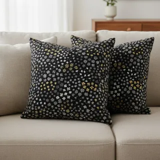 Dekorációs anyag jacquard Flower Mix Sprinkle metallic deluxe