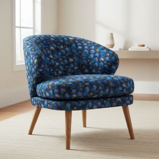 Dekorációs anyag Scale Peacock Feather digital print