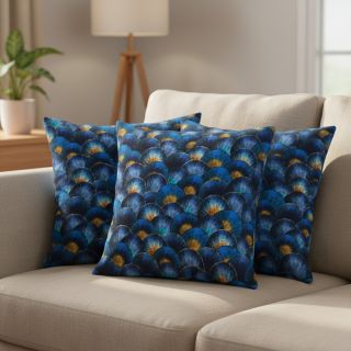 Dekorációs anyag Scale Peacock Feather digital print