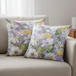 Dekorációs anyag Genoveva flower lila digital print