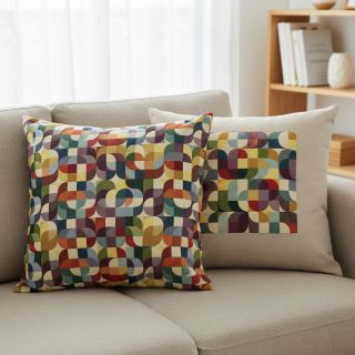 Dekorációs anyag GOBELIN Graphic retro shapes