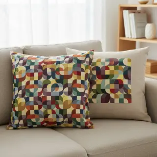 Dekorációs anyag GOBELIN PREMIUM Graphic retro shapes