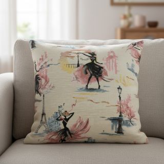 Dekorációs anyag jacquard Triomphe blanc