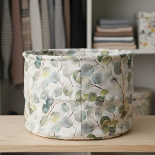 Dekorációs anyag Linenlook Eucalyptus boho leaf digital print