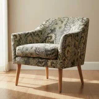 Dekorációs anyag jacquard Boho leaves