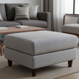 Dekorációs anyag DOBBY Colored stripe navy blue